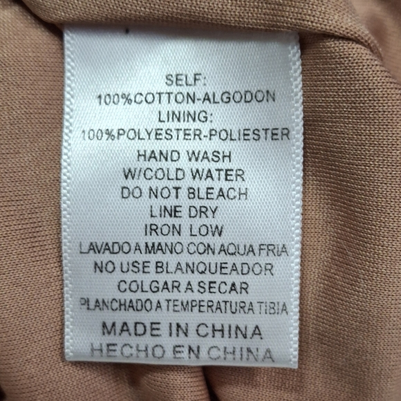 Listicle Tassel Tie Tiered Midi Flowy Boho Cotton Pink Dress Women Size Small - Picture 16 of 16